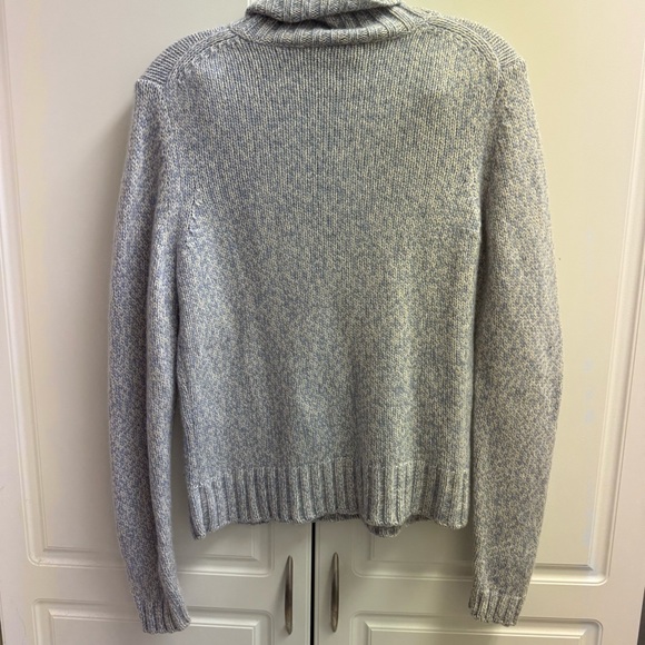 Ann Taylor Large Blue and White Sweater - Picture 6 of 7